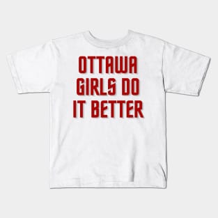 Ottawa Girls Kids T-Shirt